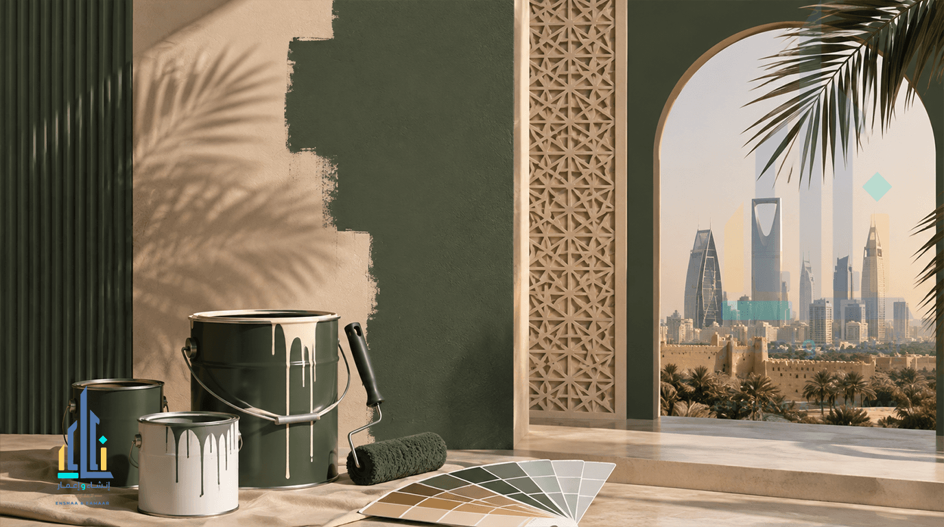 أعمال الدهانات والأصباغ